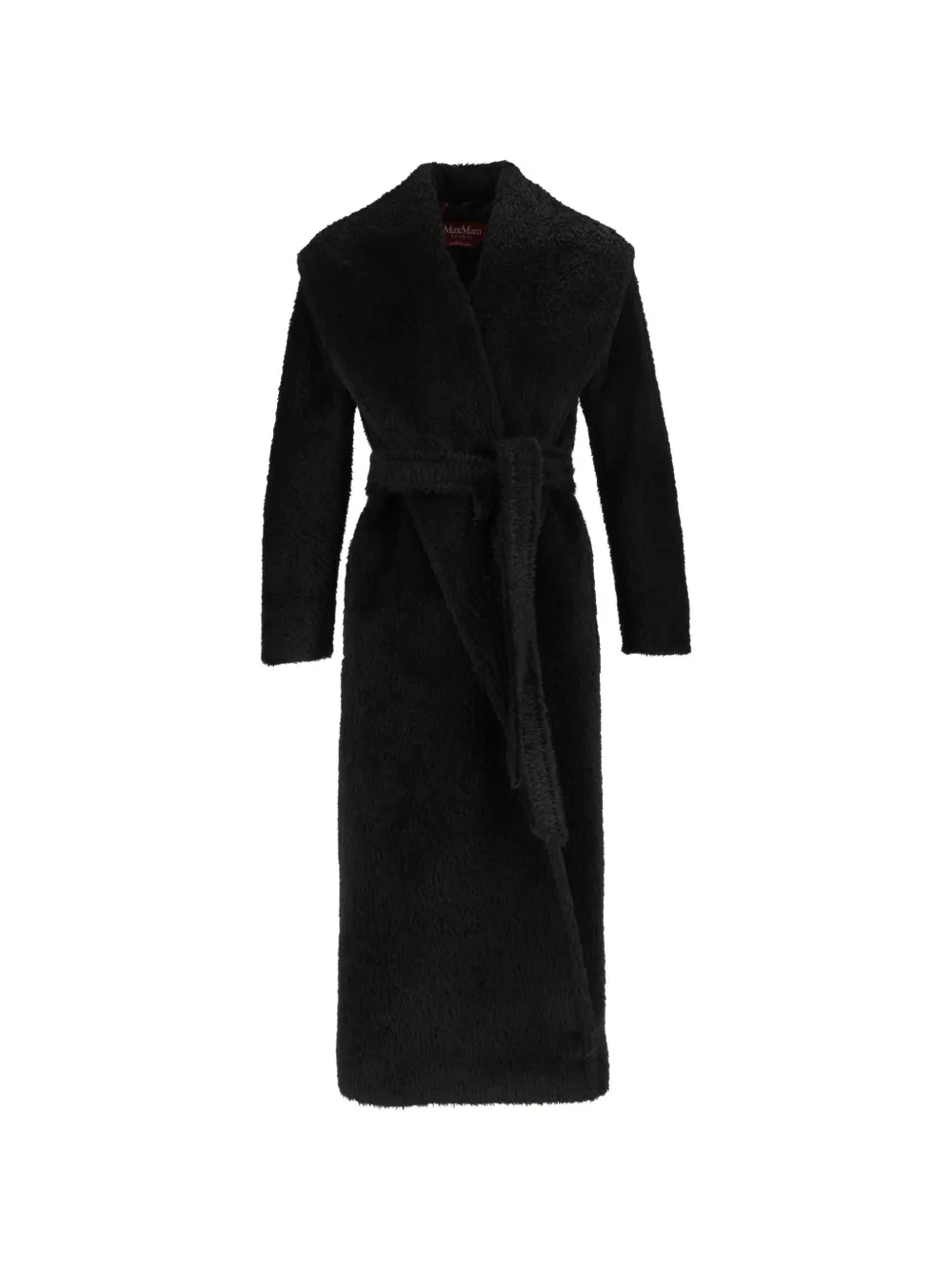 Max Mara cappotto papiri coat Zwart