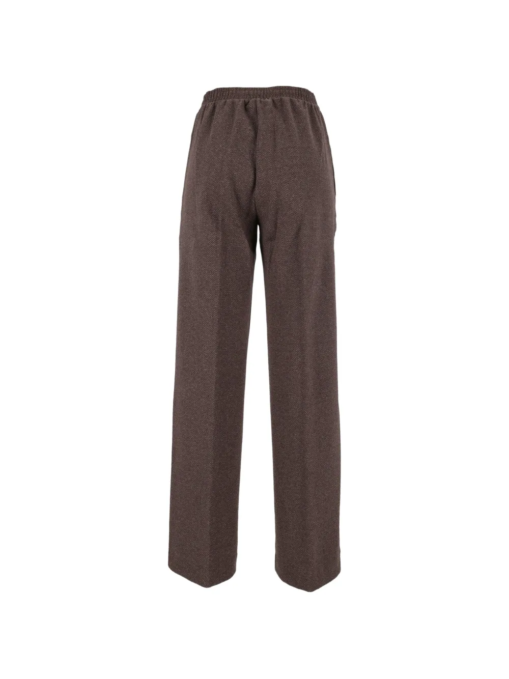 Weekend Max Mara Editta herringbone-pattern trousers Bruin