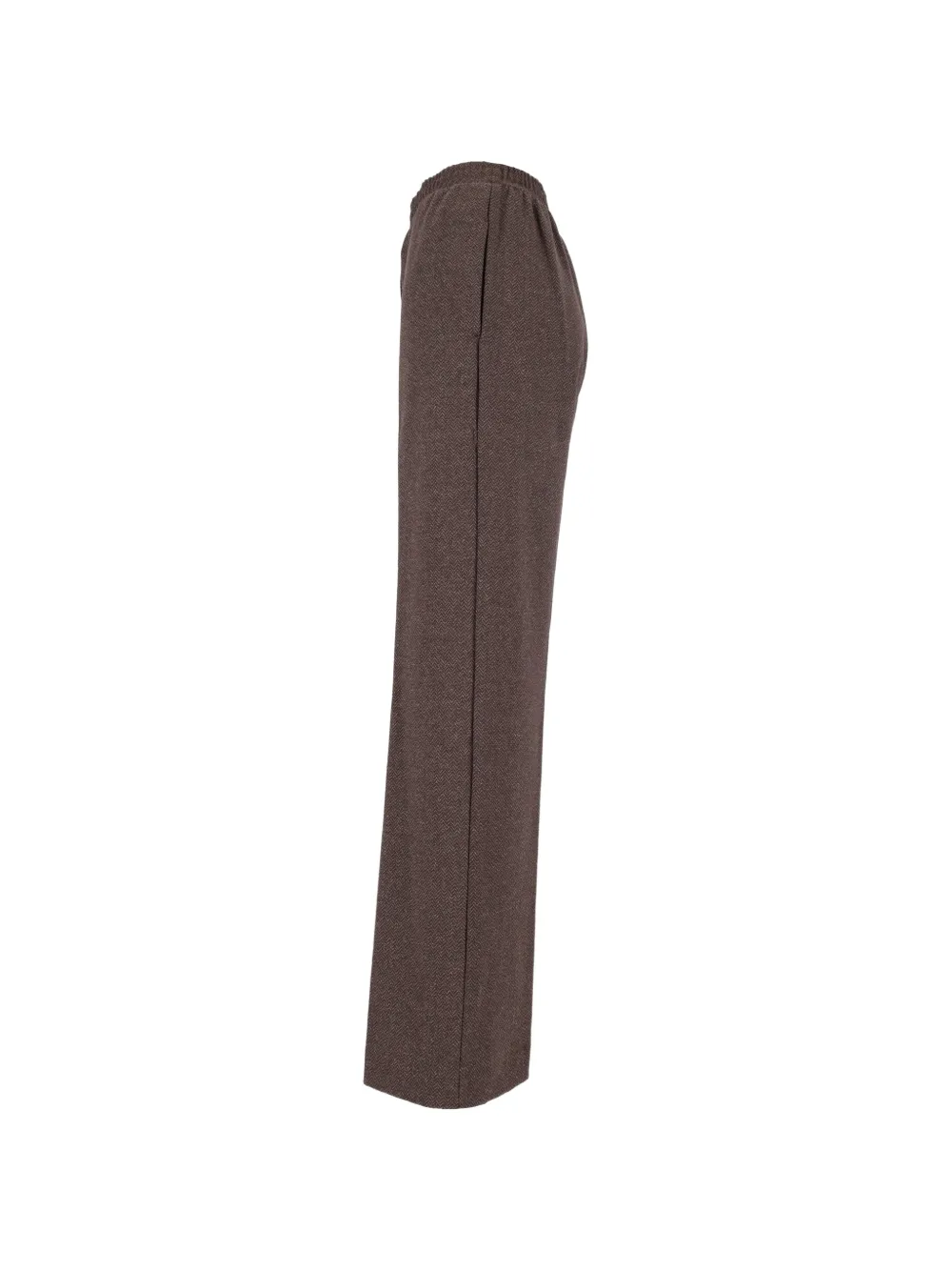 Weekend Max Mara Editta herringbone-pattern trousers Bruin