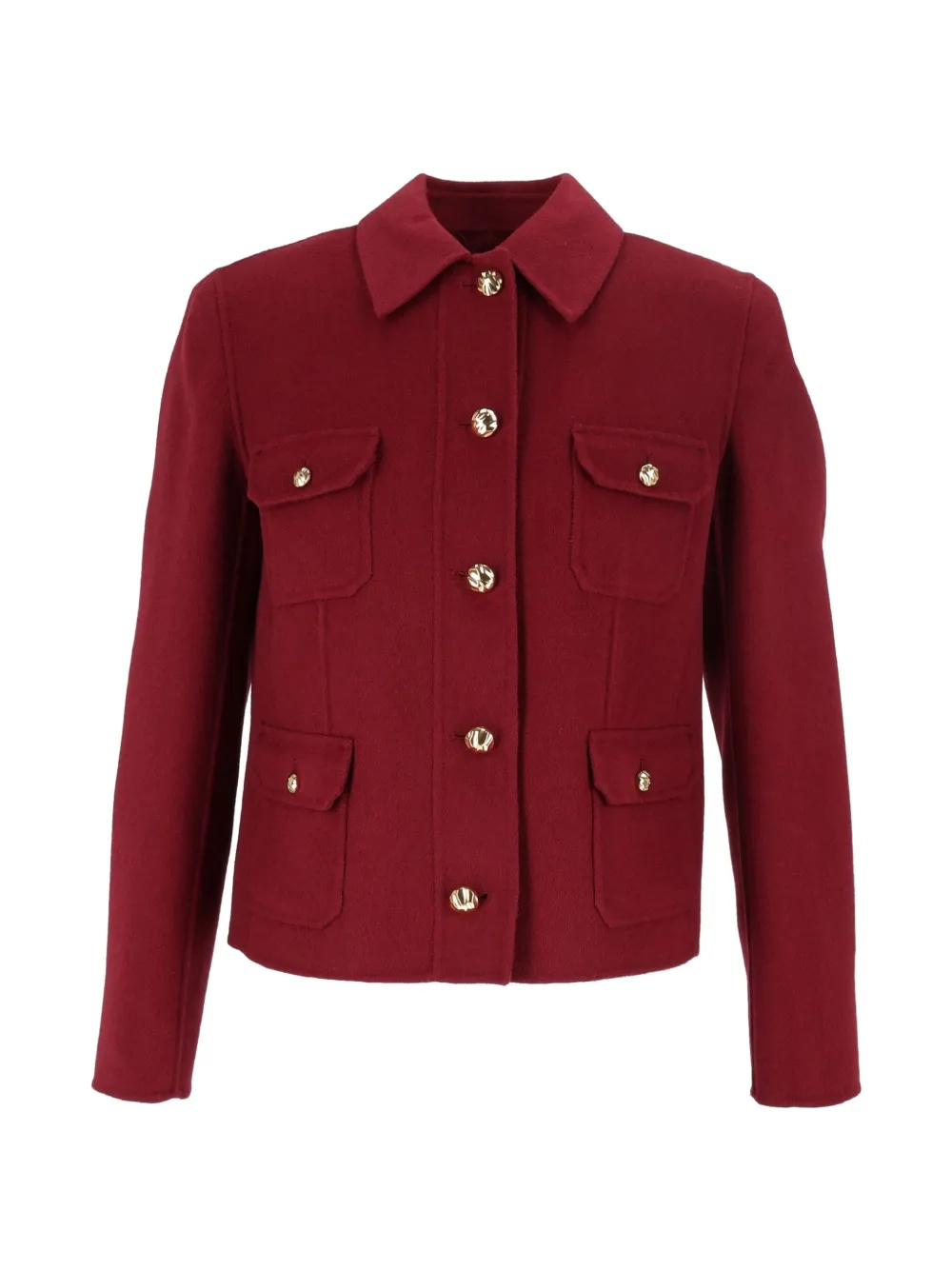 Max Mara Venere button-up jacket Rood