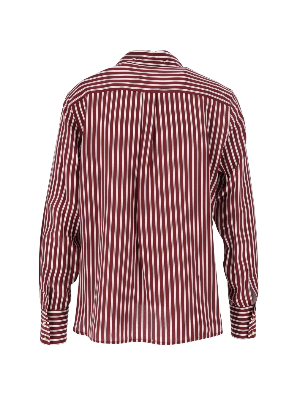 Max Mara Flirt striped silk shirt Rood
