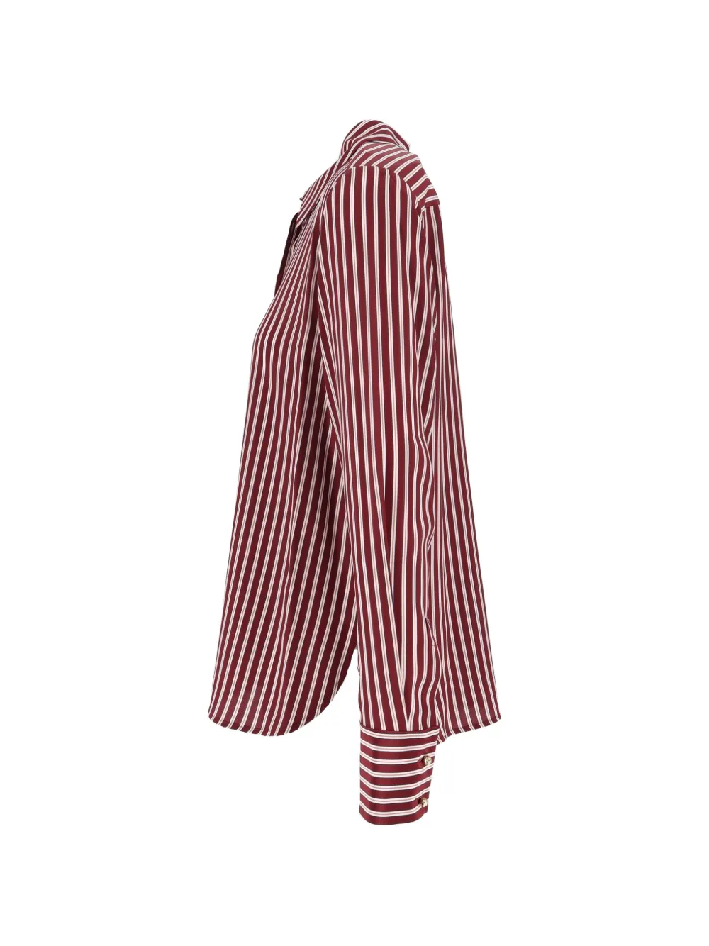 Max Mara Flirt striped silk shirt Rood