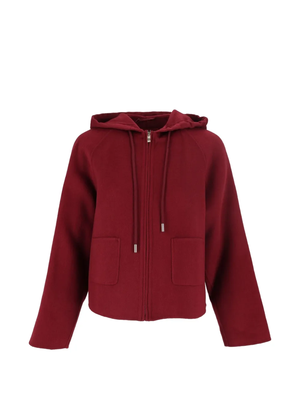 Max Mara Radente hooded jacket Rood