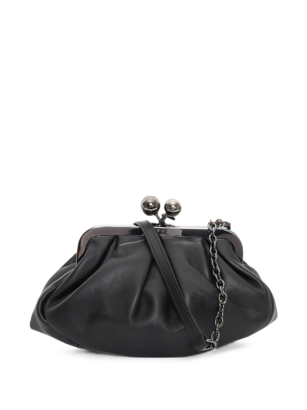 Weekend Max Mara Clutch Prati in pelle - Nero