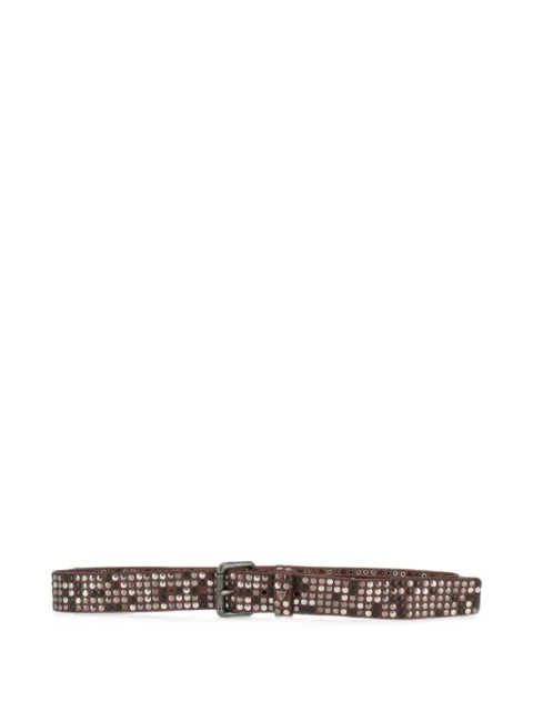 Htc Los Angeles stud-embellished leather belt