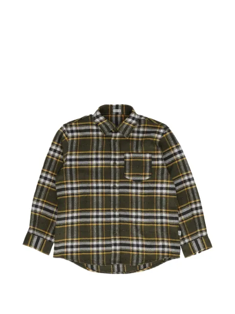 Il Gufo check-pattern quilted shirt