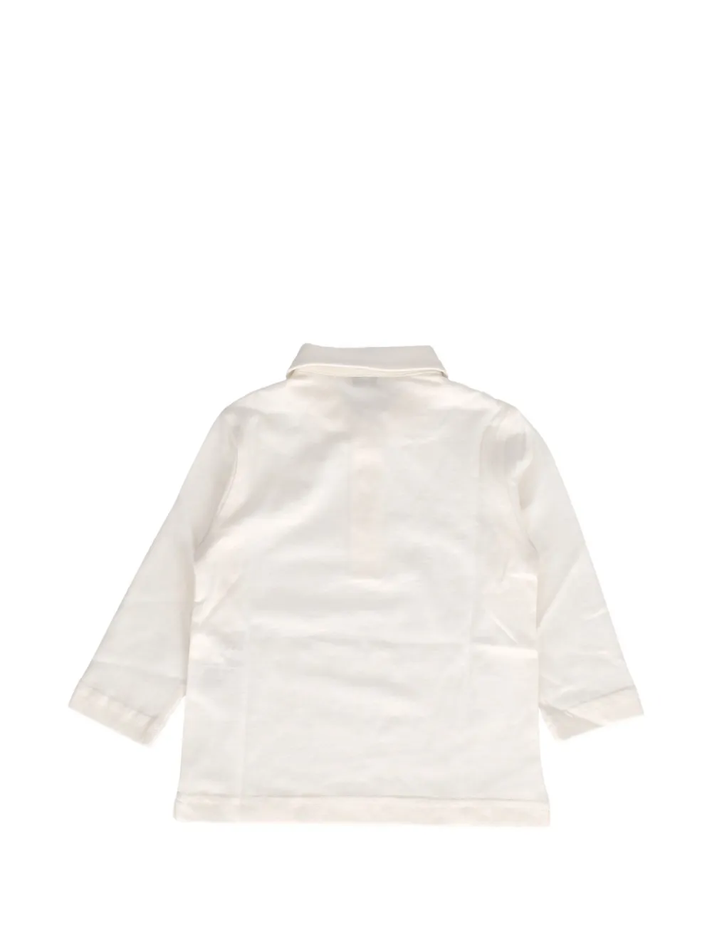 Il Gufo Poloshirt met lange mouwen Wit