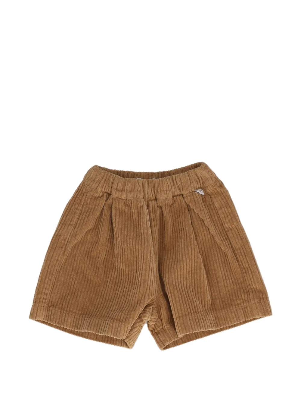 Il Gufo corduroy pleated shorts - Tons neutres Il Gufo corduroy pleated shorts - Tons neutres