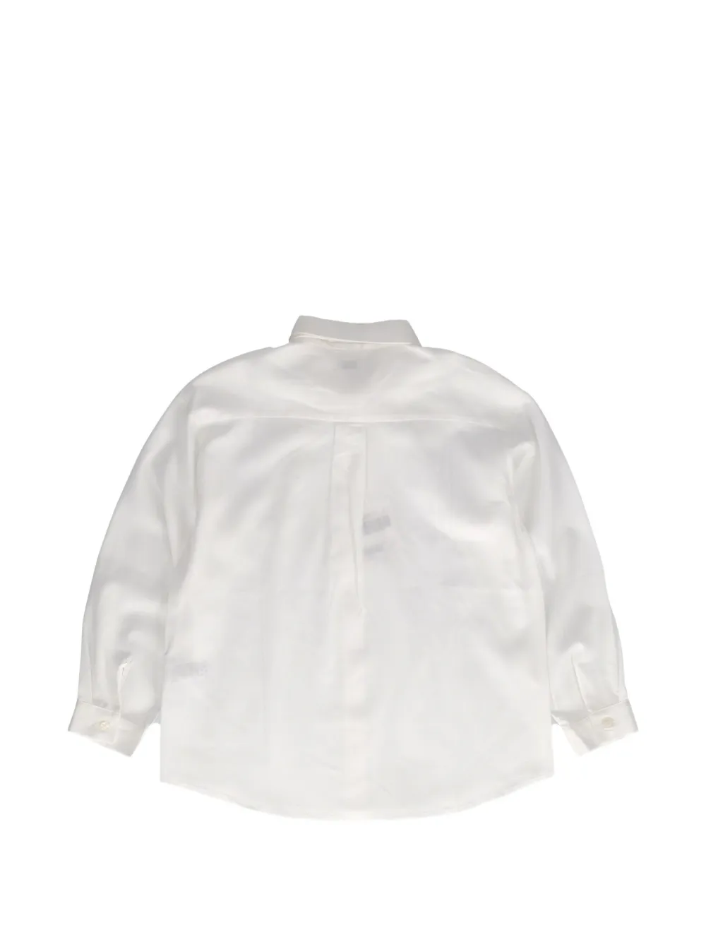 Il Gufo Shirt met lange mouwen en strik-detail Wit