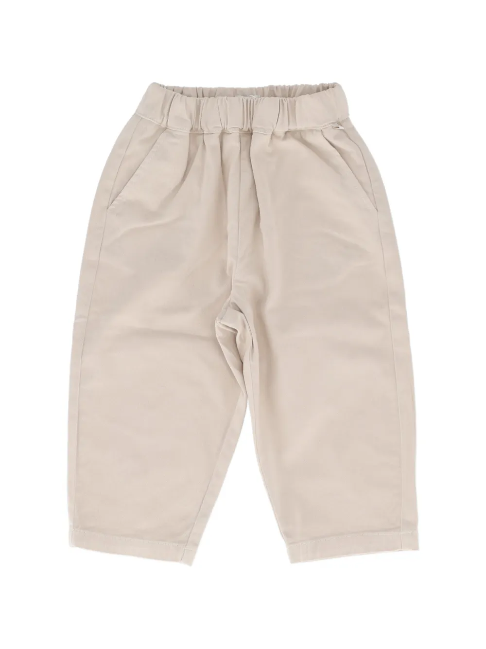 Il Gufo elasticated-waistband trousers - Toni neutri