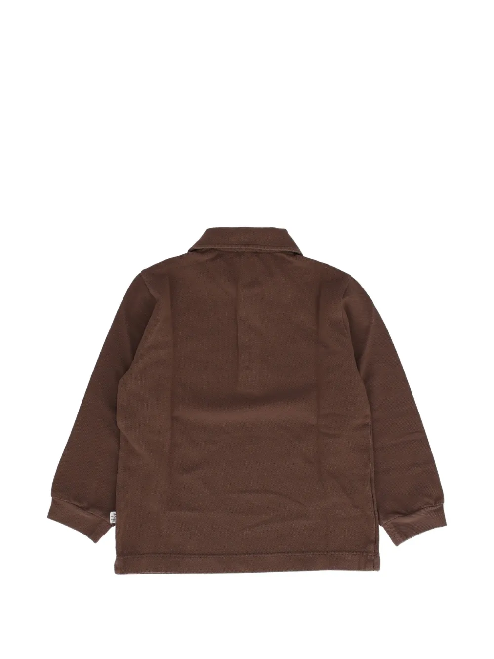 Il Gufo Poloshirt met lange mouwen Bruin