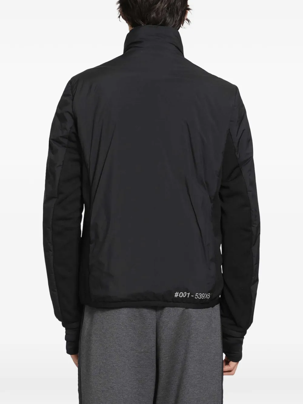 Moncler Grenoble Araripe gewatteerd jack Zwart