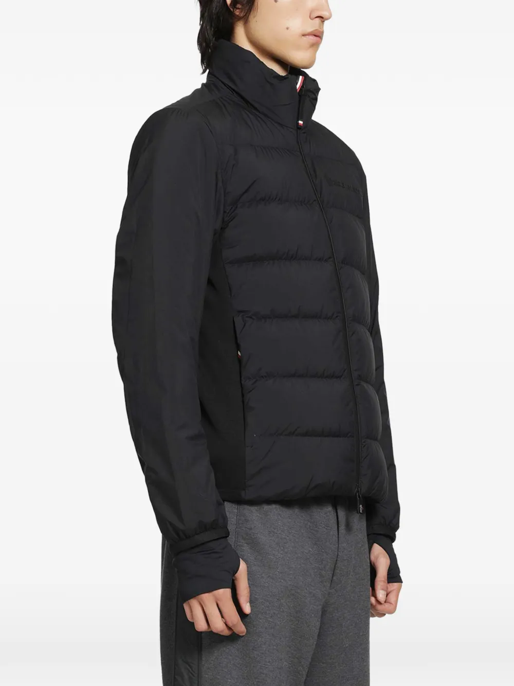 Moncler Grenoble Araripe gewatteerd jack Zwart