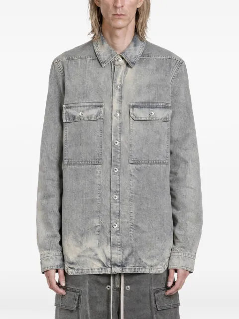 Rick Owens DRKSHDW webbing-strap denim jacket