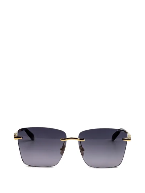 Bvlgari Serpenti rimless square-frame sunglasses