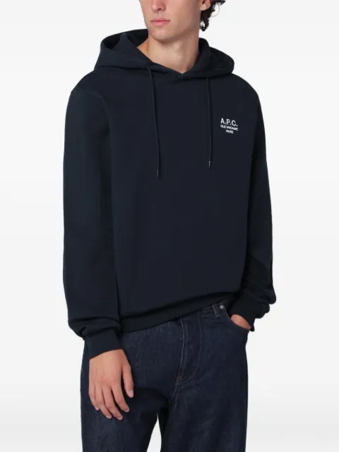 A.P.C. Rue Madame logo-print hoodie
