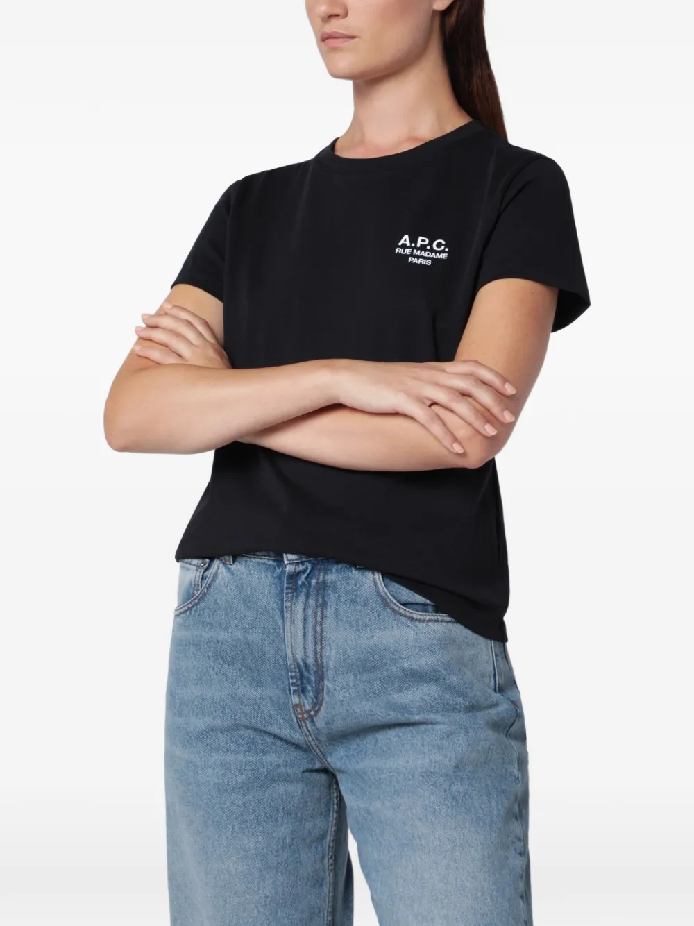 A.P.C. Rue Madame-print T-shirt