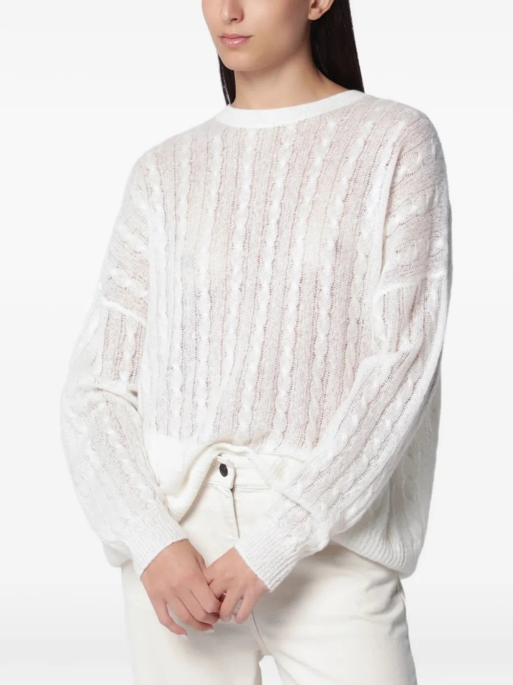 Lisa Yang Amabel cable-knit sweater