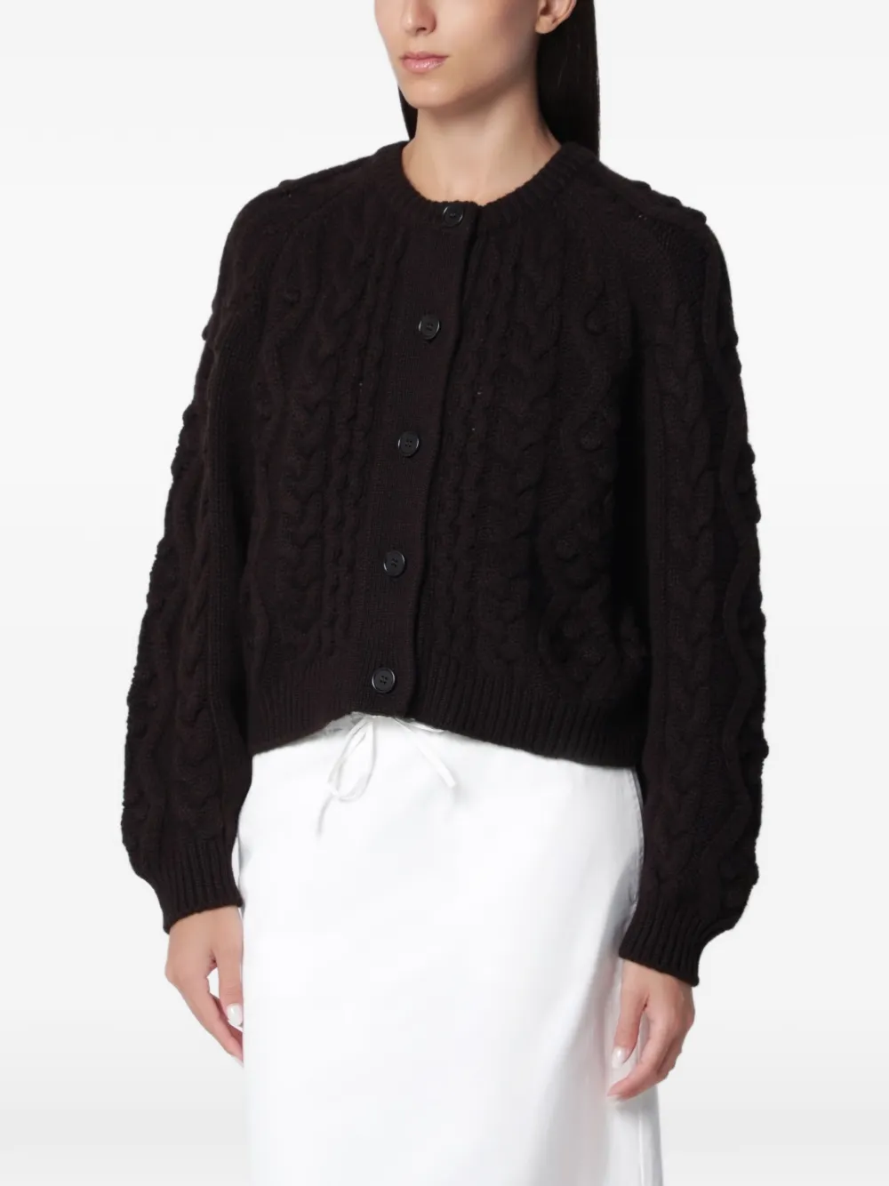 Lisa Yang Winroe cable-knit wool cardigan
