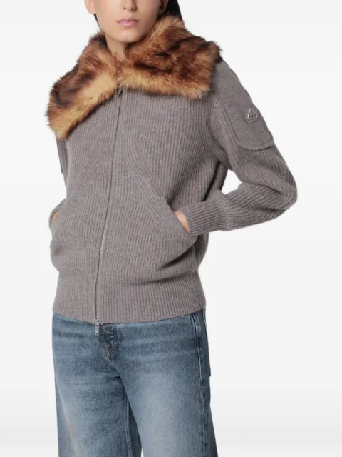 Moose Knuckles Corina zip-up cardigan