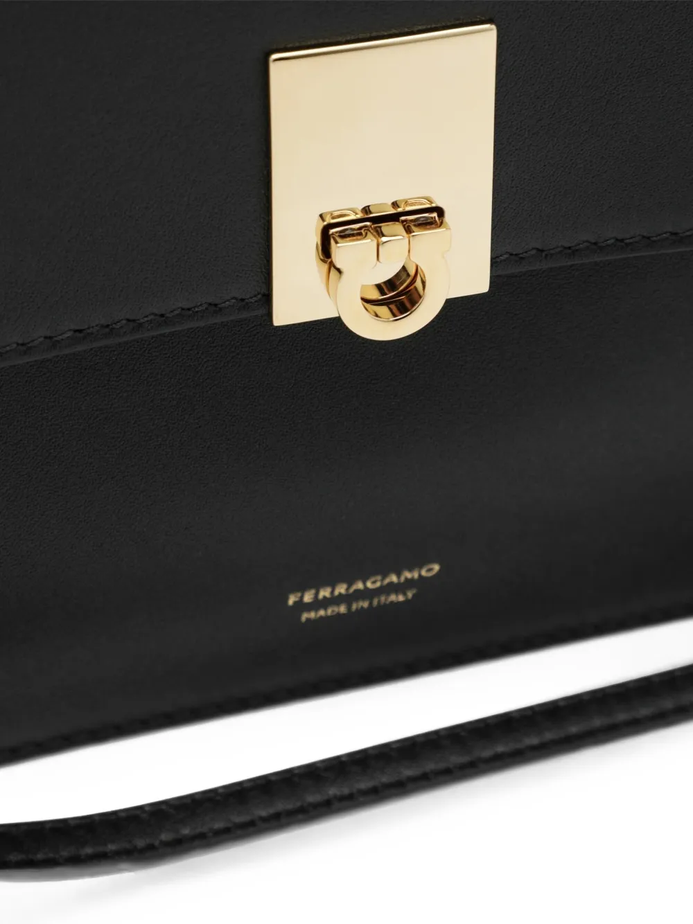 Ferragamo Kleine Cara tas Zwart