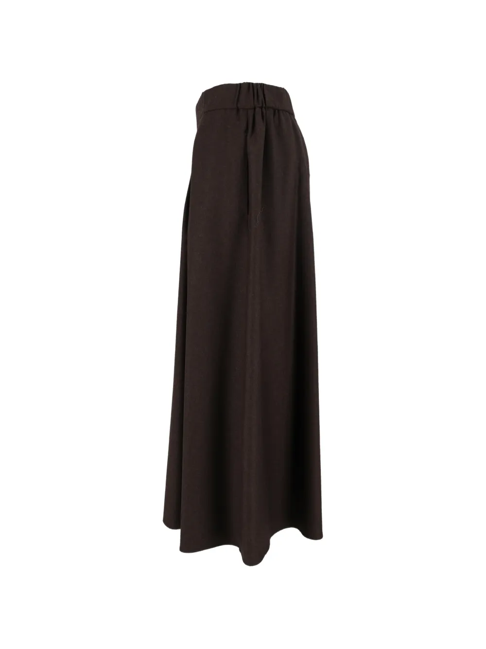 Weekend Max Mara Ovest pleated midi skirt Bruin