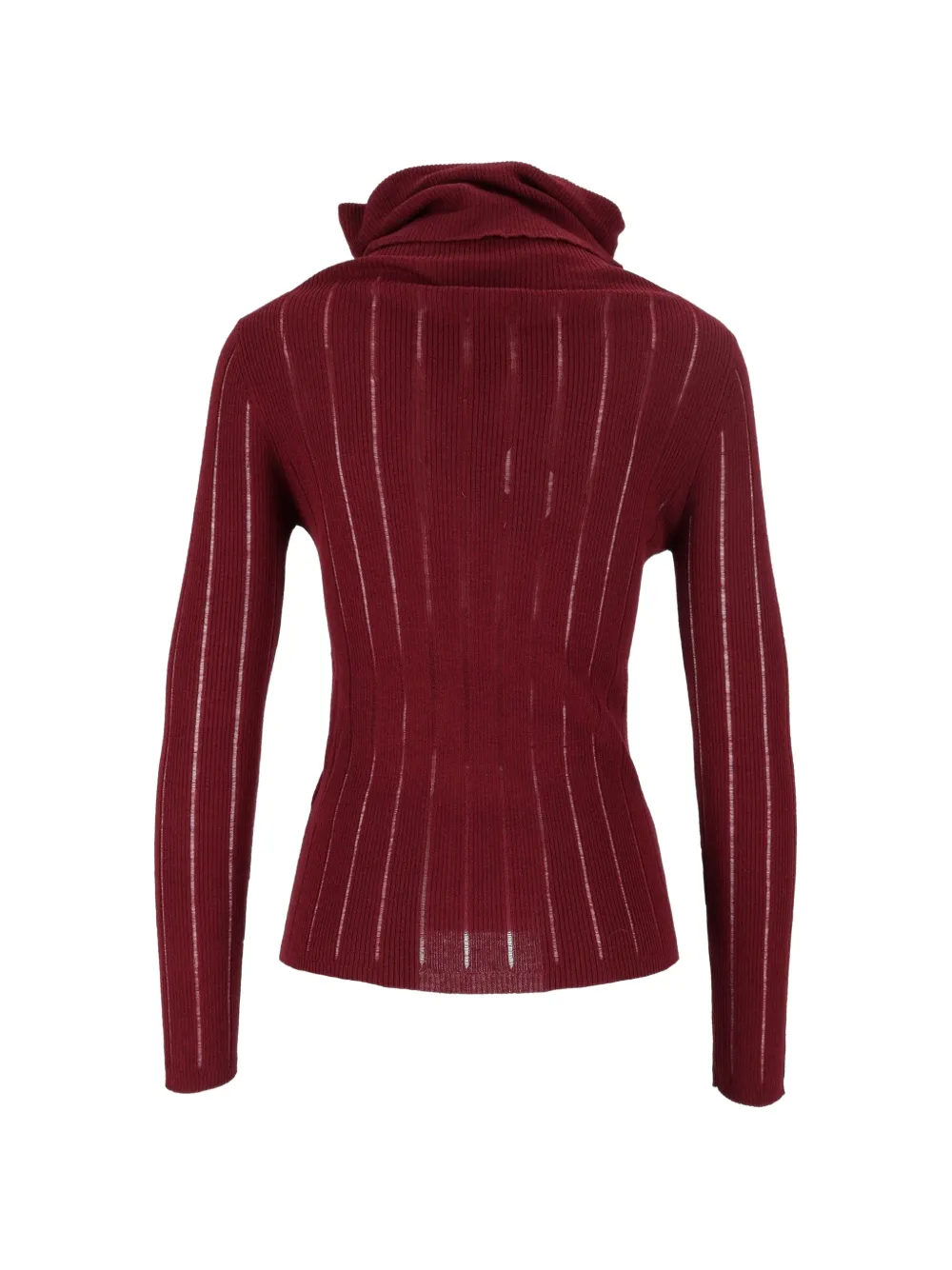 Max Mara Badesse ribbed-knit sweater Rood