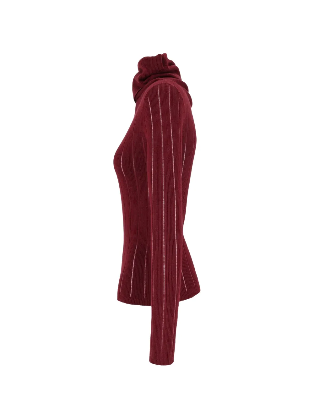 Max Mara Badesse ribbed-knit sweater Rood
