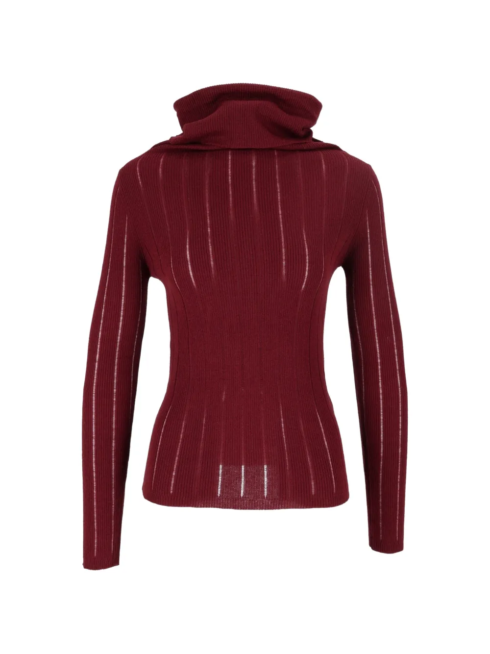Max Mara Badesse ribbed-knit sweater Rood