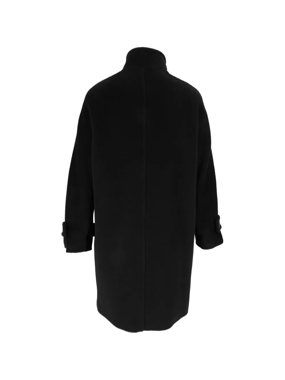 Max Mara cappotto giunchi coat Zwart