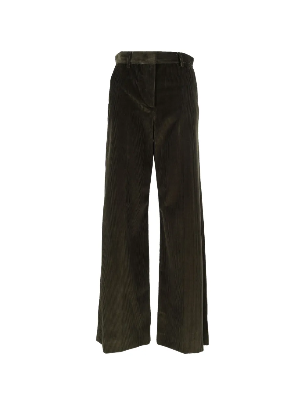 Weekend Max Mara Tania corduroy trousers Groen