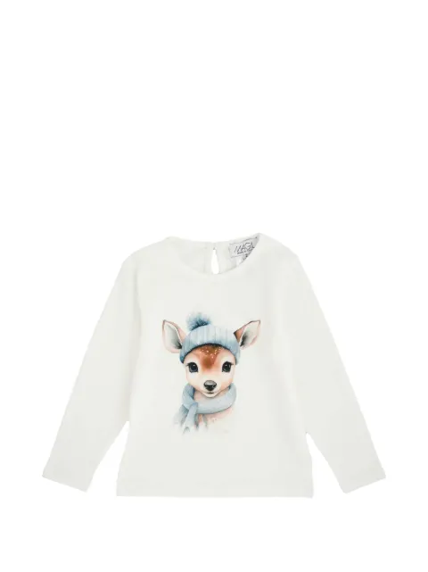 MAGIL fawn-print long-sleeve T-shirt