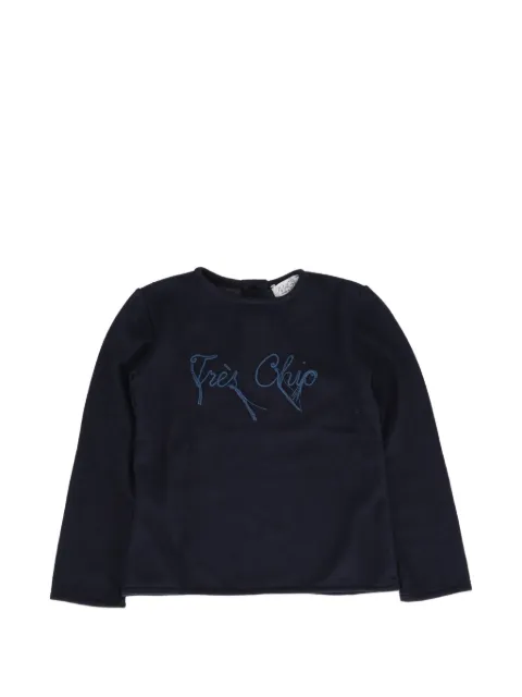 MAGIL embroidered long-sleeve sweater