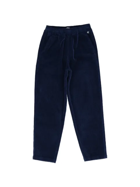 Il Gufo corduroy-effect elasticated-waist trousers
