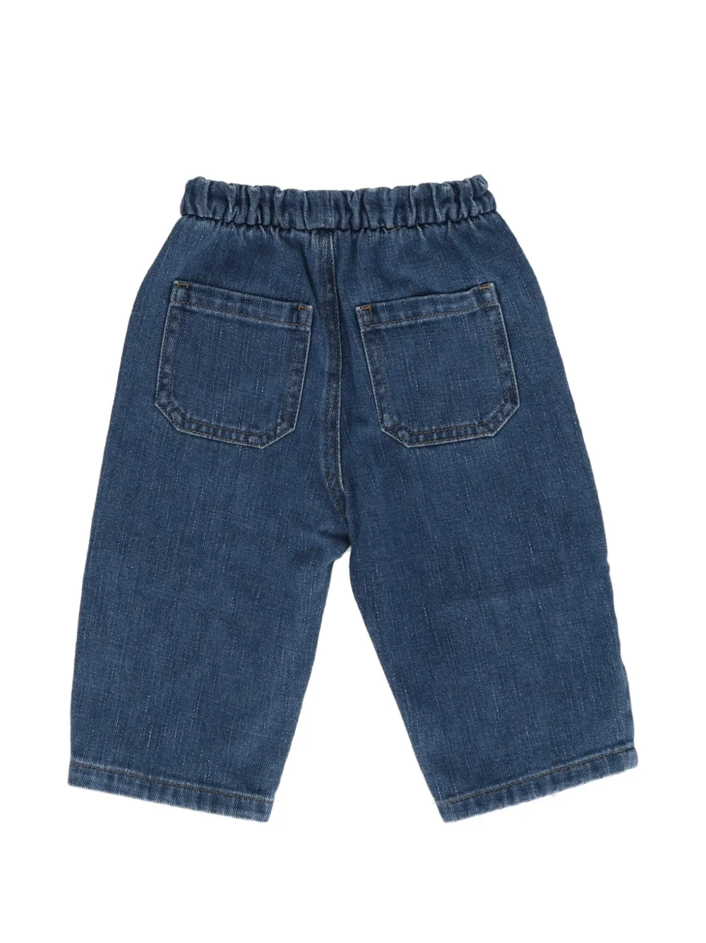 Il Gufo Jeans met elastische taille Blauw