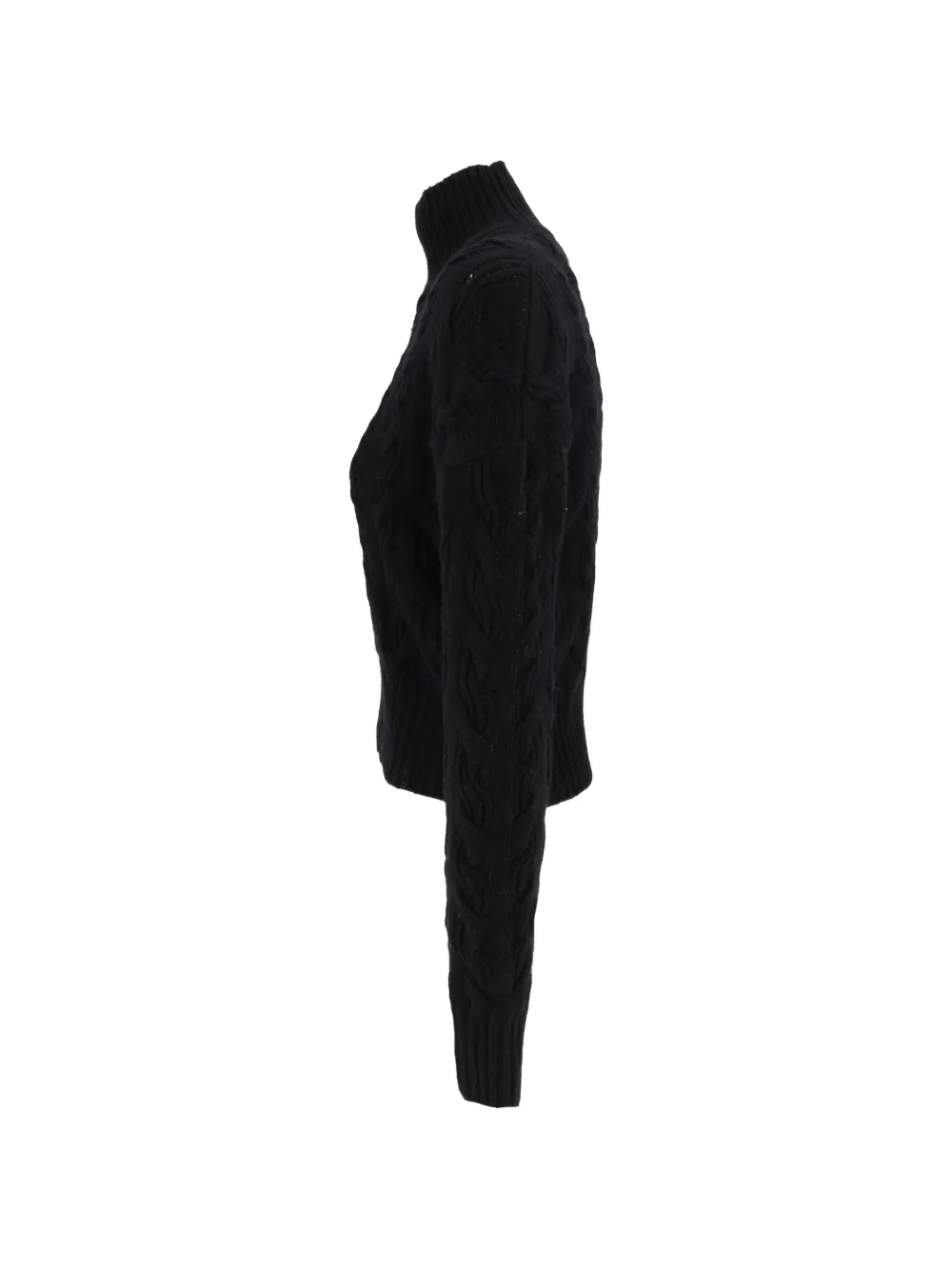 Max Mara Cosmo cable-knit sweater - Schwarz