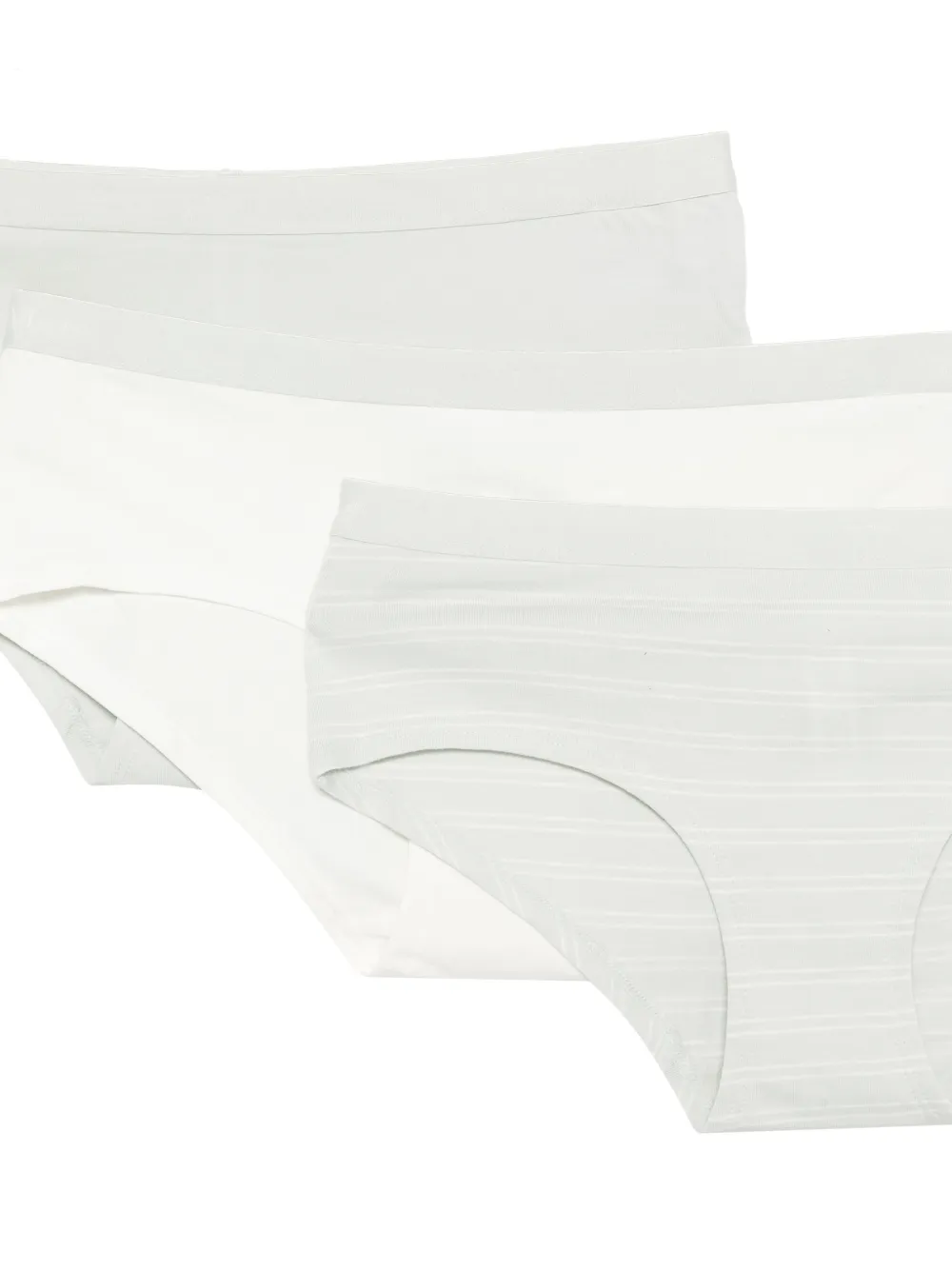 Marc O'Polo Drie gestreepte slips Beige