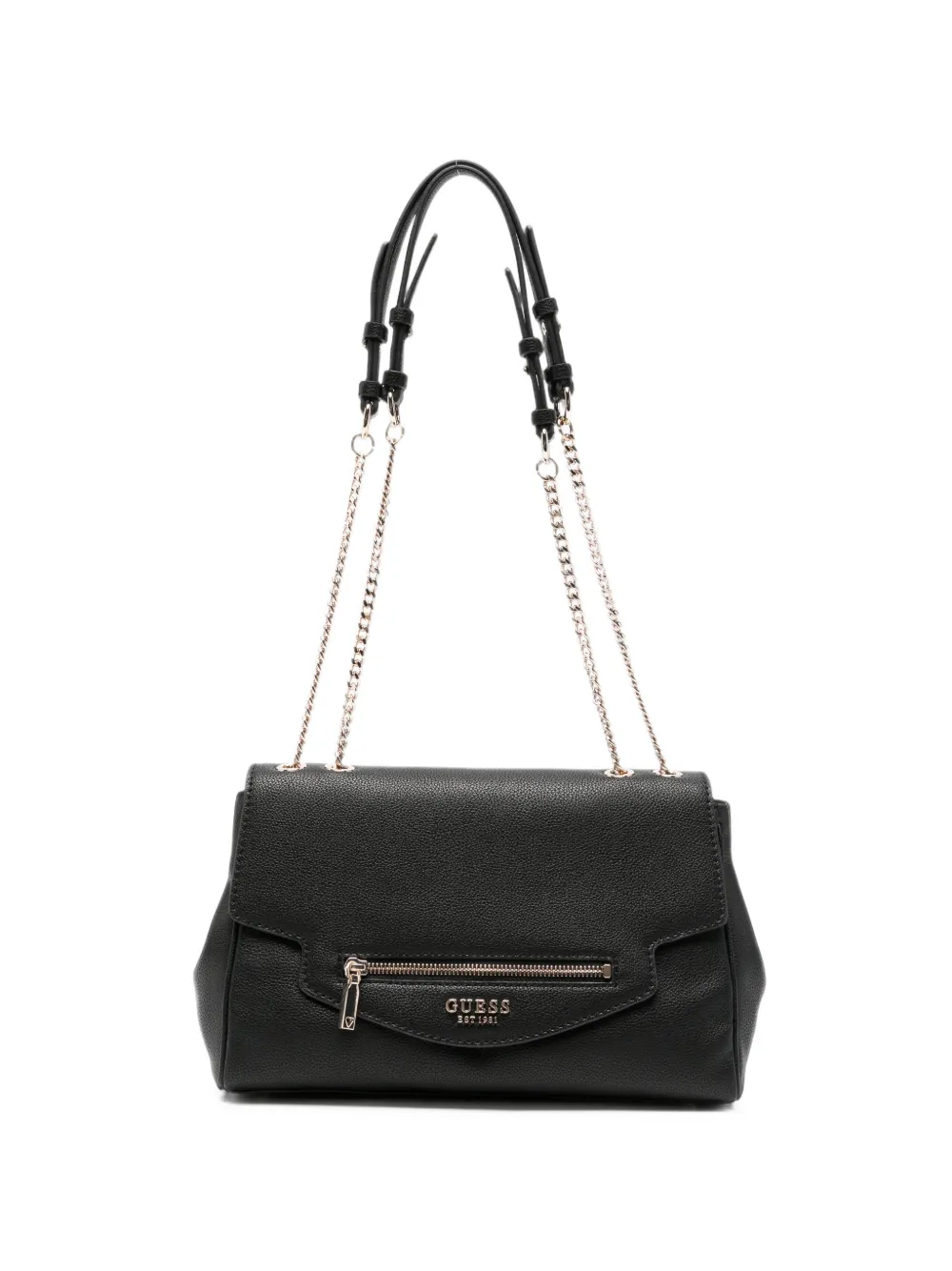 GUESS USA grained leather tote bag - Nero