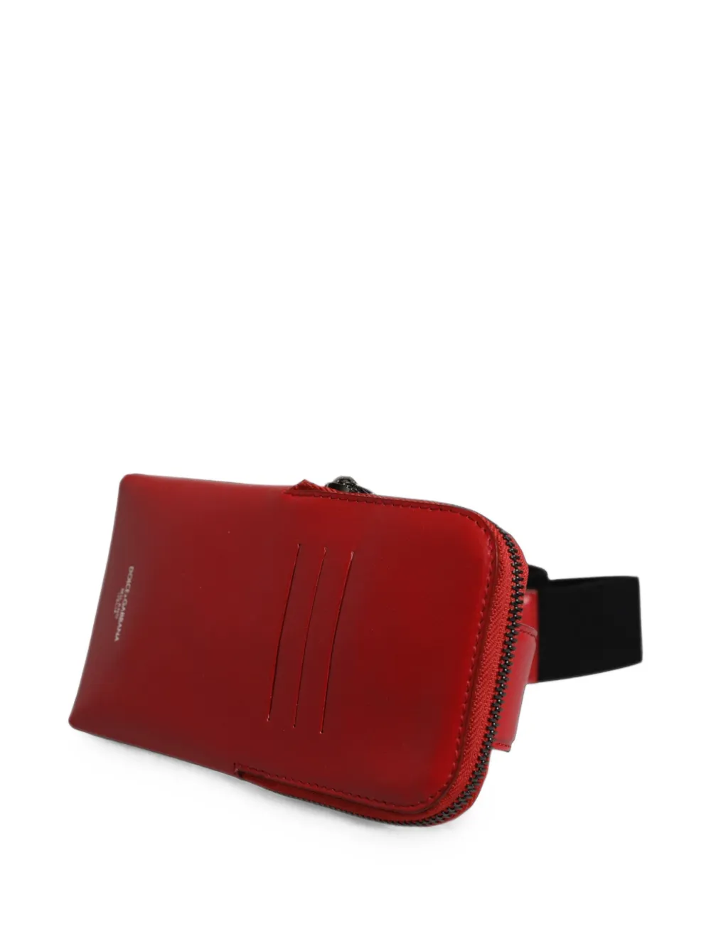Dolce & Gabbana Tas met logo-print en rits Rood