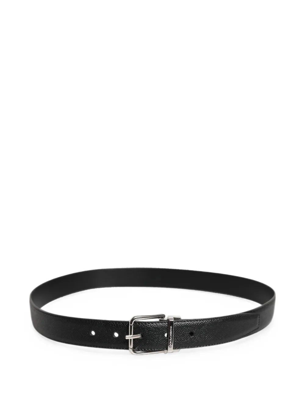Dolce & Gabbana textured-leather buckle belt