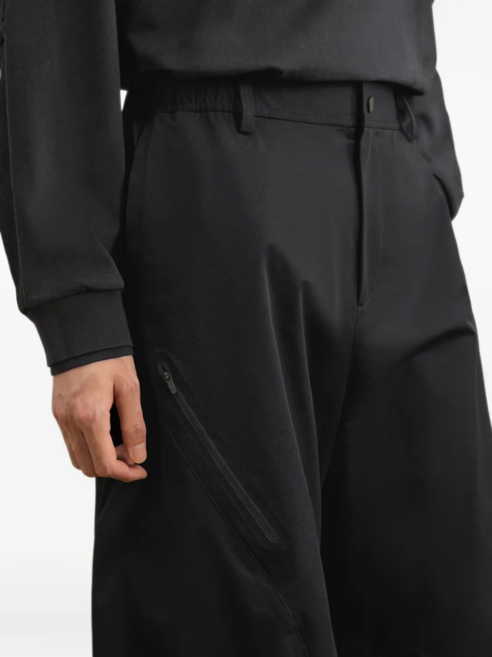 CROQUIS Broek met wijde pijpen Zwart