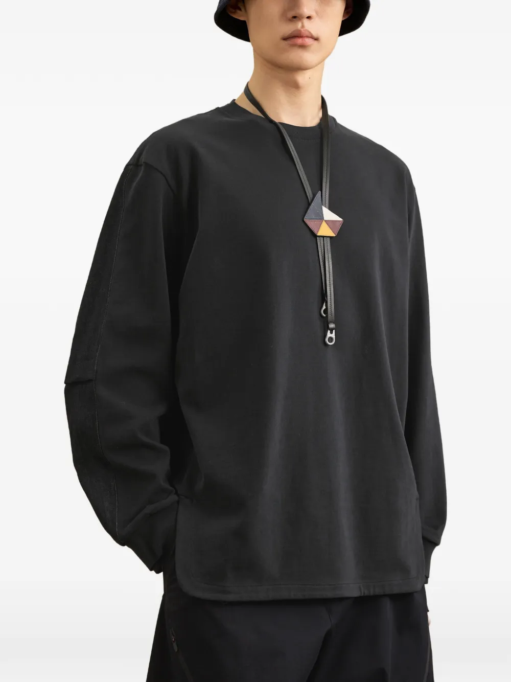 CROQUIS oversized panelled T-shirt