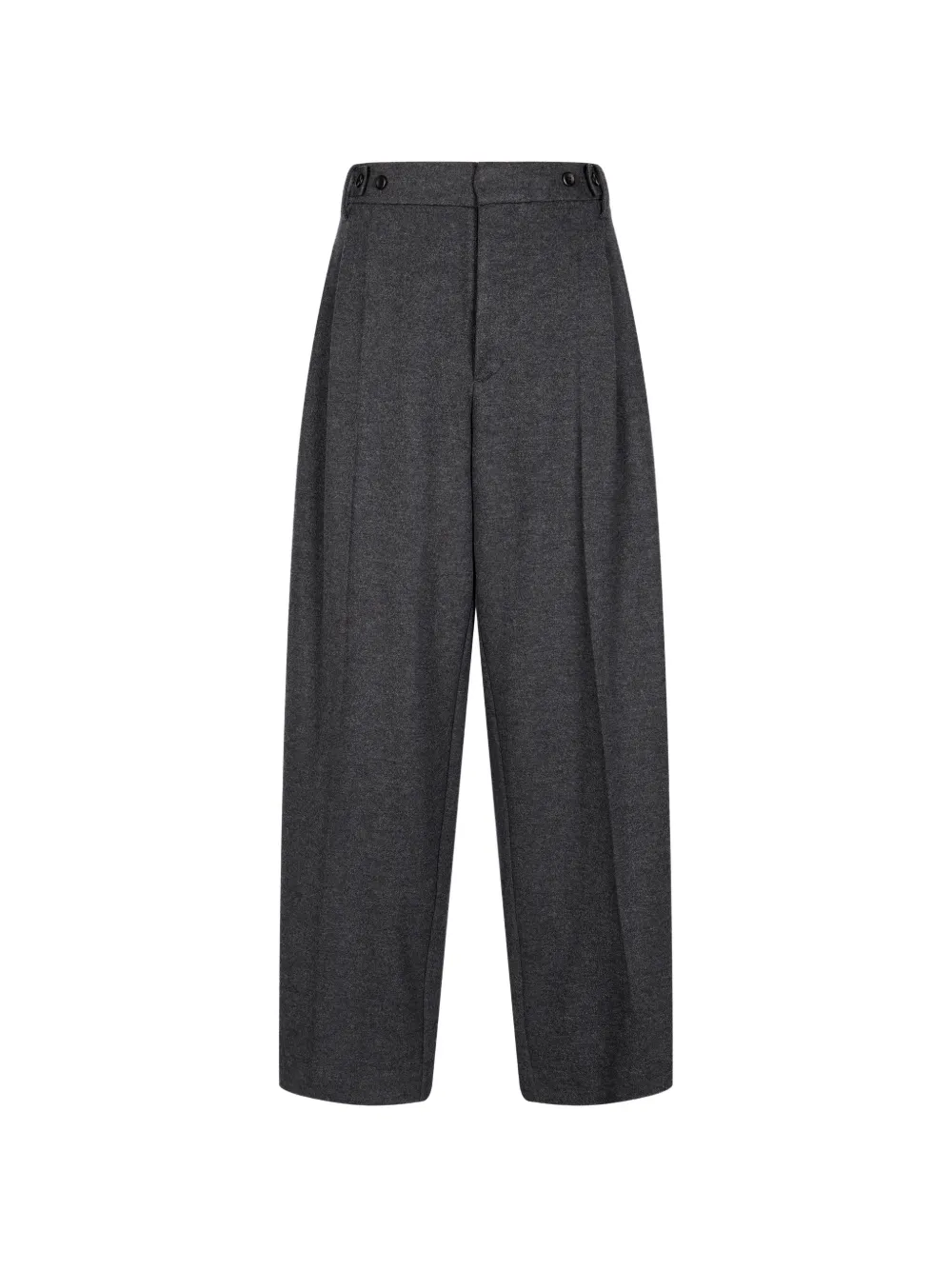 CROQUIS Broek met geplooid detail Grijs