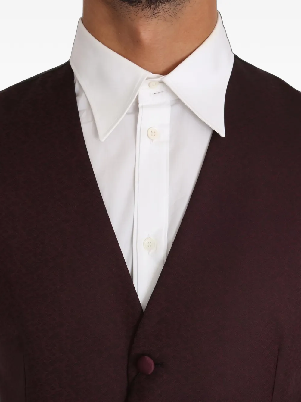Dolce & Gabbana Gilet met structuurpatroon Paars