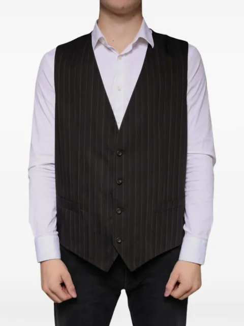 Dolce & Gabbana pinstripe-print waistcoat