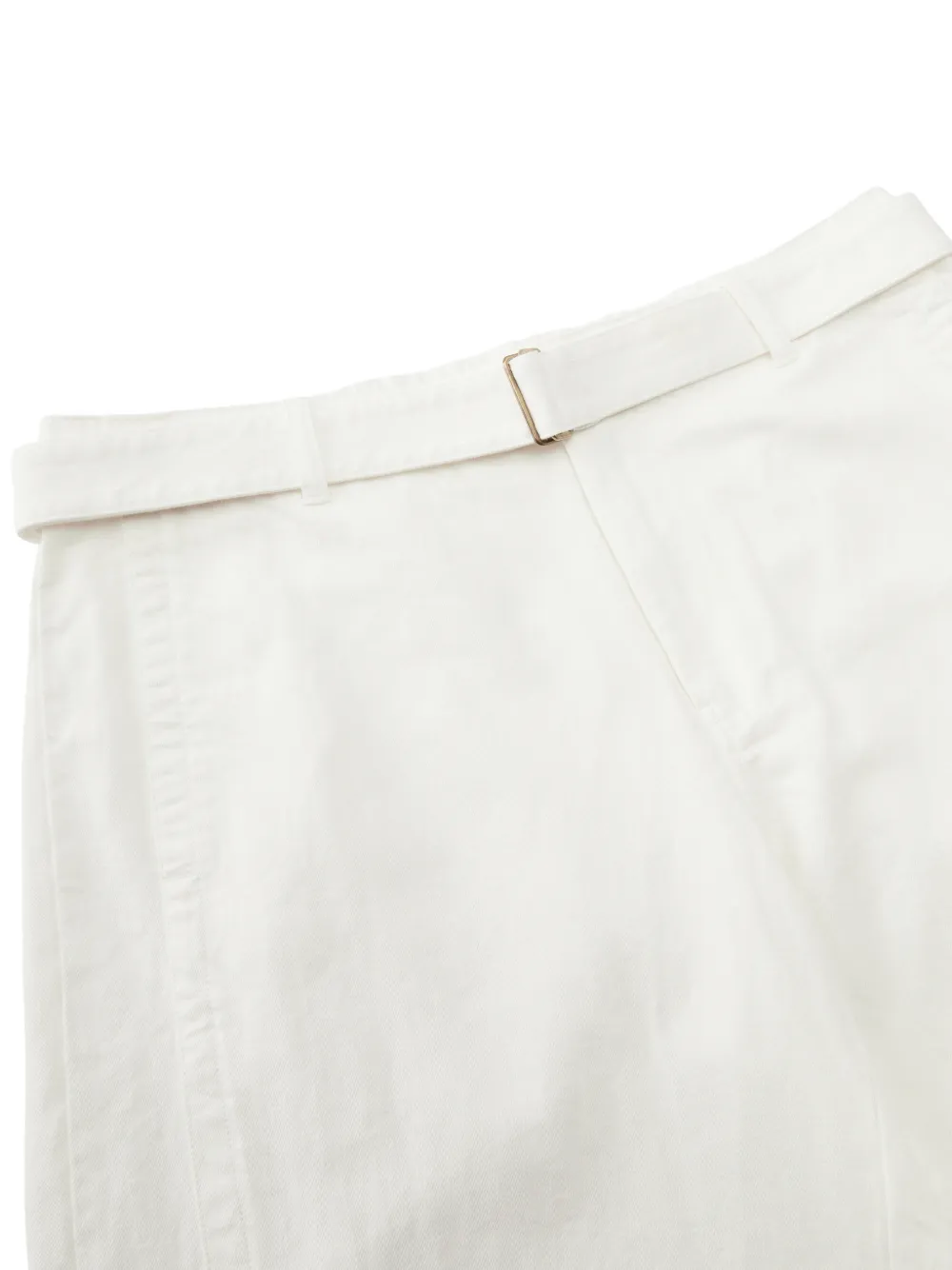 CROQUIS Broek met geïntegreerde ceintuur Wit