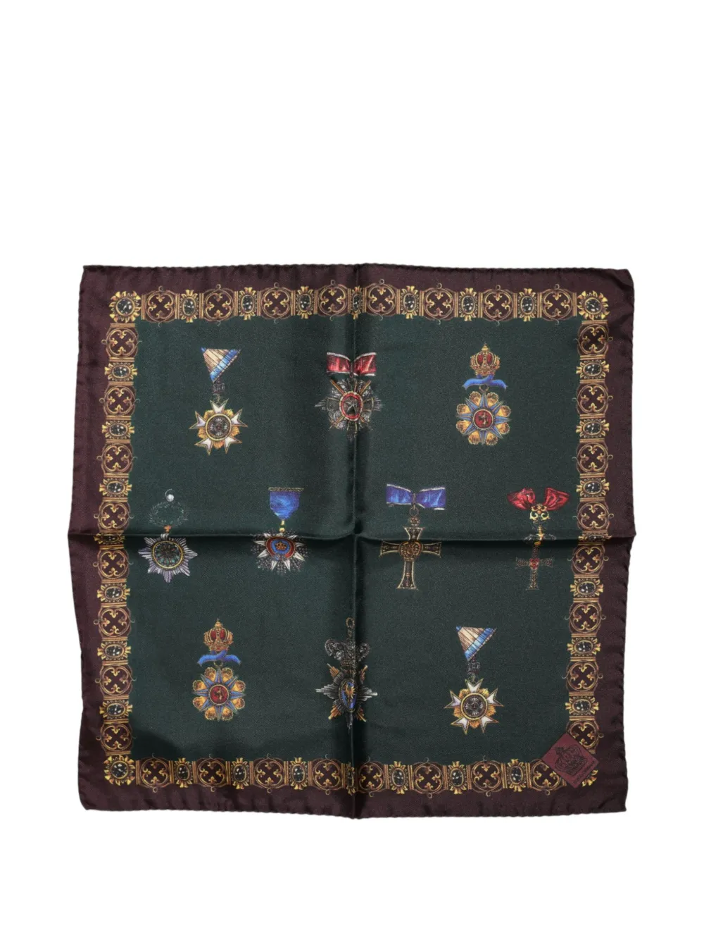 Dolce & Gabbana medals-print pocket square