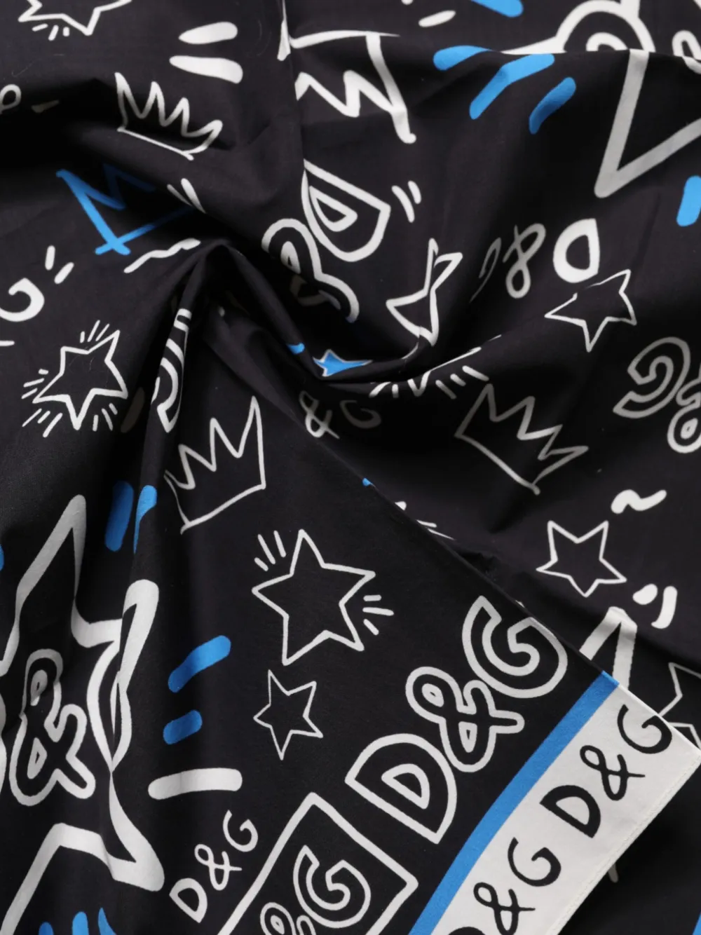 Dolce & Gabbana Sjaal met print Zwart