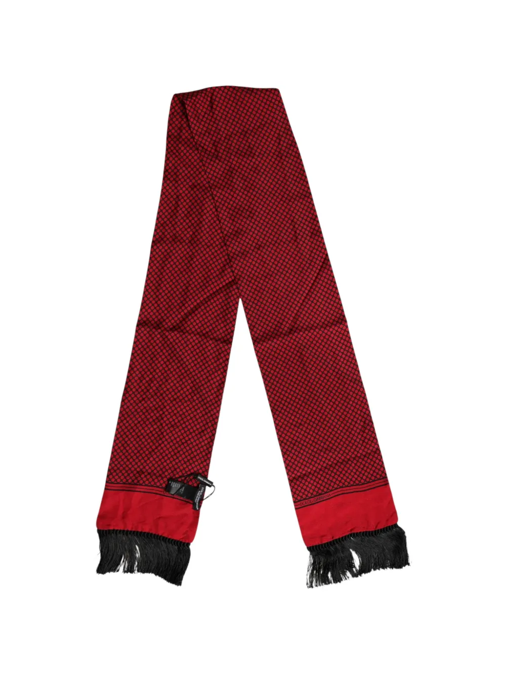 Dolce & Gabbana Sjaal met stippen Rood