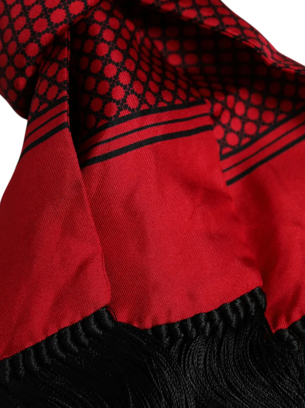 Dolce & Gabbana Sjaal met stippen Rood